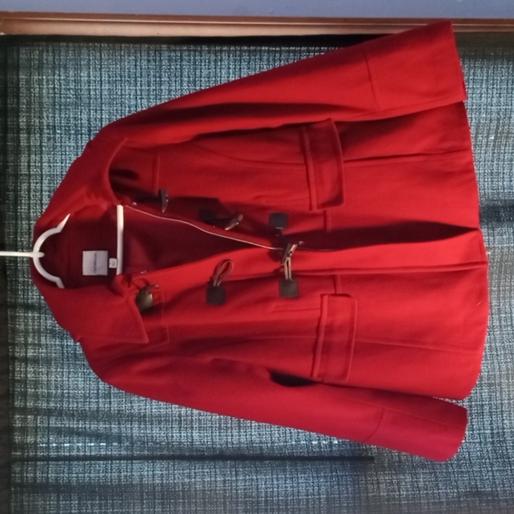 Croft & Barrow long sleeve hooded dress jacket size L mint condition